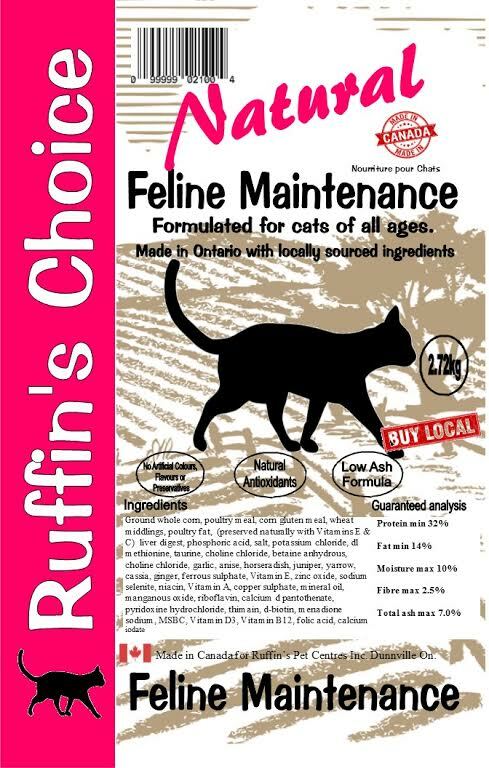 Ruffin's Choice Maintenance for Cats 2.72kg