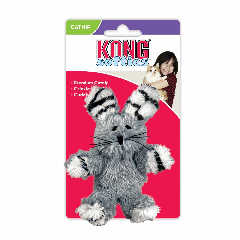 Kong Cat - Softies Fuzzy Bunny