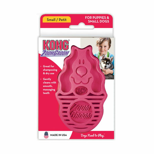 Kong Zoom Groom Raspberry