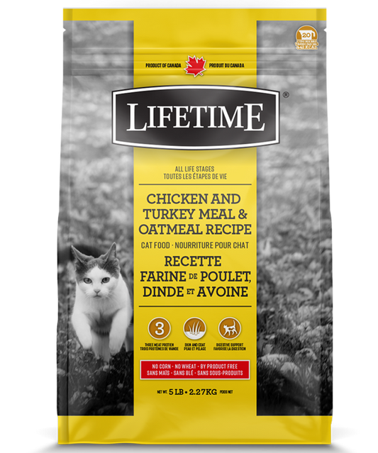 Lifetime for Cats - Chicken/Turkey/Oatmeal 2.27kg