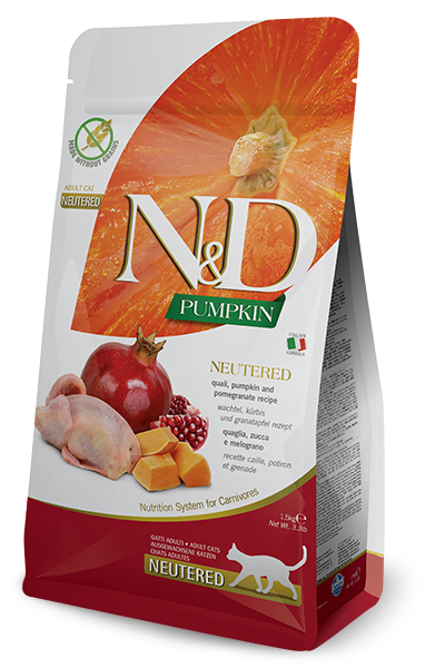 Farmina N&D for Cats - Neutered Quail 3.3lb