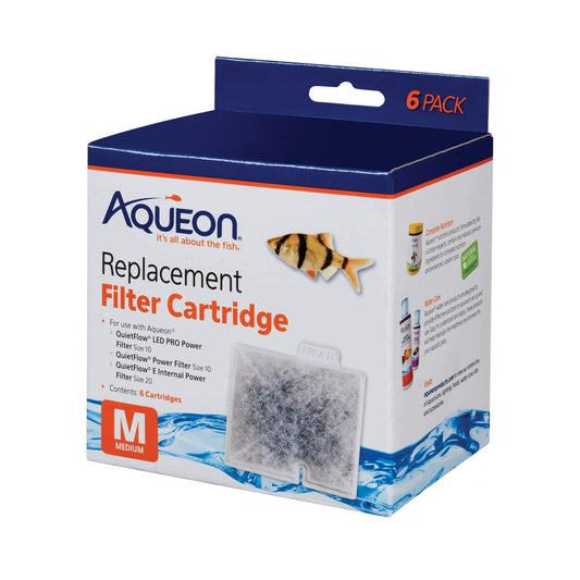 AQUEON REPLACEMENT FILTER CARTRIDGE - MEDIUM 6PK