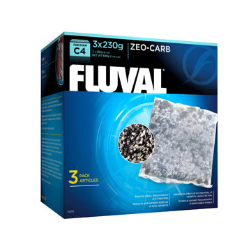 FLUVAL ZEO-CARB FOR C4 POWER FILTERS 3PK