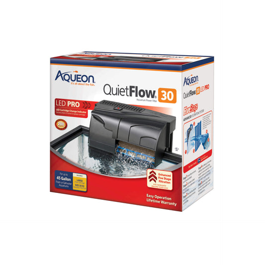 Aqueon QuietFlow LED Pro 30 Power Filter