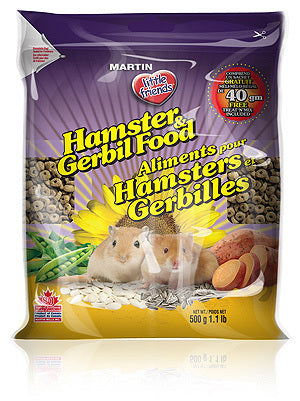 Martin Little Friends Hamster & Gerbil Food - 500g