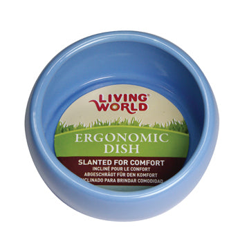 Living World Ergonomic Dish - Large Blue