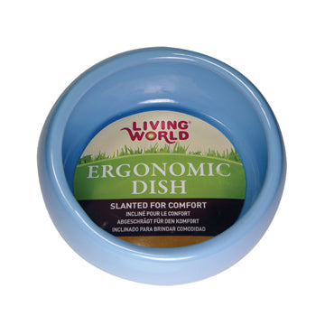 Living World Ergonomic Dish - Small Blue