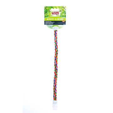 Living World Multicoloured Cotton Perch - 15"