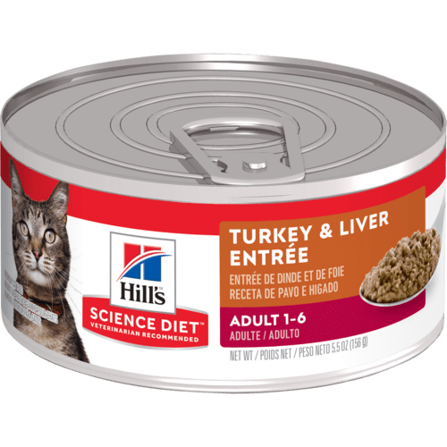 Hill's Science Diet for Cats -  Turkey & Liver Entree 5.5oz