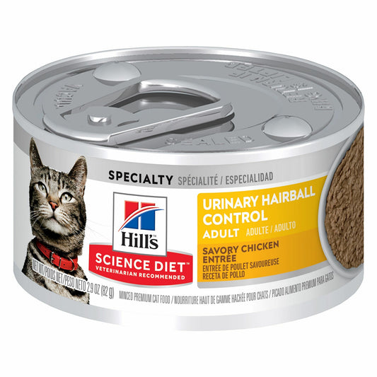 Hill's Science Diet for Cats - Urinary Hairball Control 5.5oz