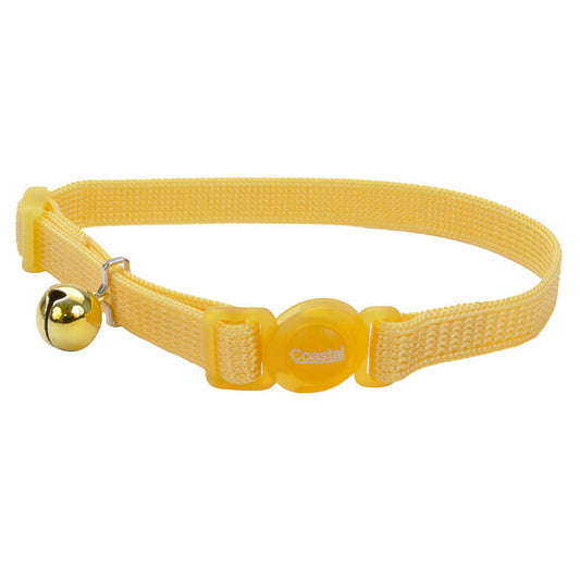 Safe Cat Collar Breakaway Yellow 12"