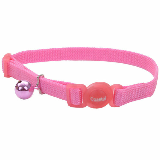 Safe Cat Collar Breakaway Light Pink 12"