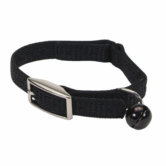 Sassy Cat Collar - Black 8"