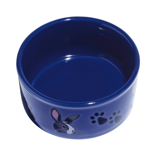 Kaytee Paw-Print PetWare Rabbit Dish 5"