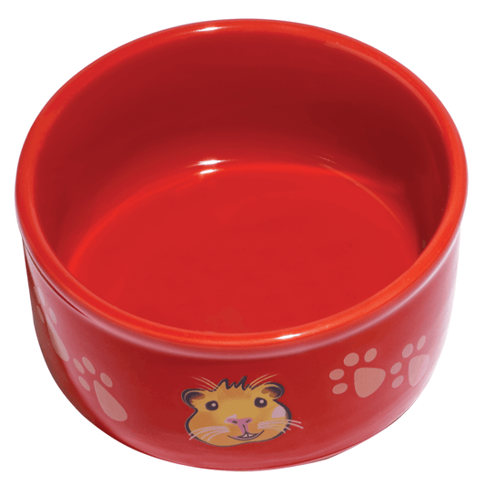 Kaytee Paw-Print PetWare Guinea Pig Dish 4.25"