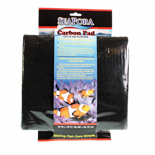 Seapora Carbon Filter Pad 18 x 10  (Black)