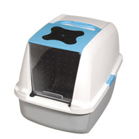 Catit Large Hooded Litter Pan Blue