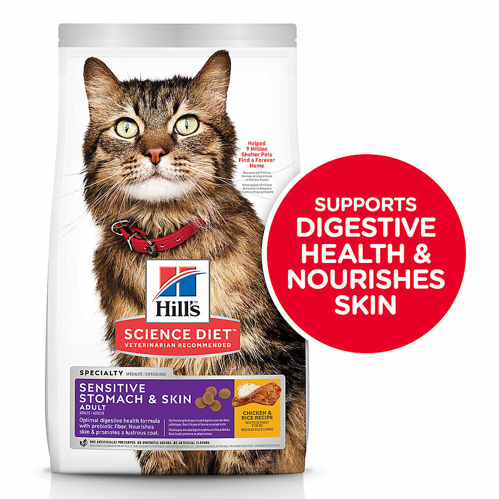 Hill's Science Diet Cat - Sensitive Stomach & Skin 3lb