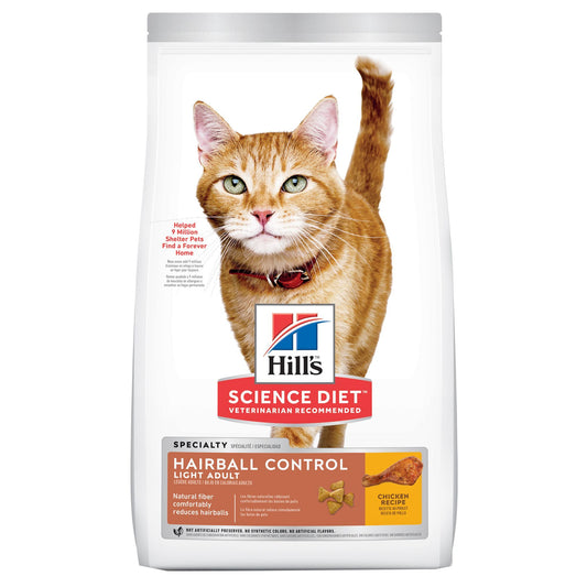 Hill's Science Diet Cat - Hairball Light 15.5lb