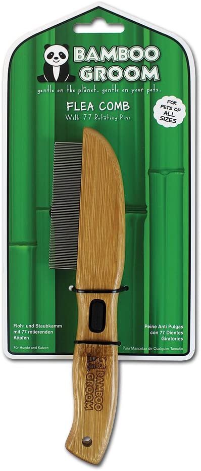 Bamboo Groom Flea Comb