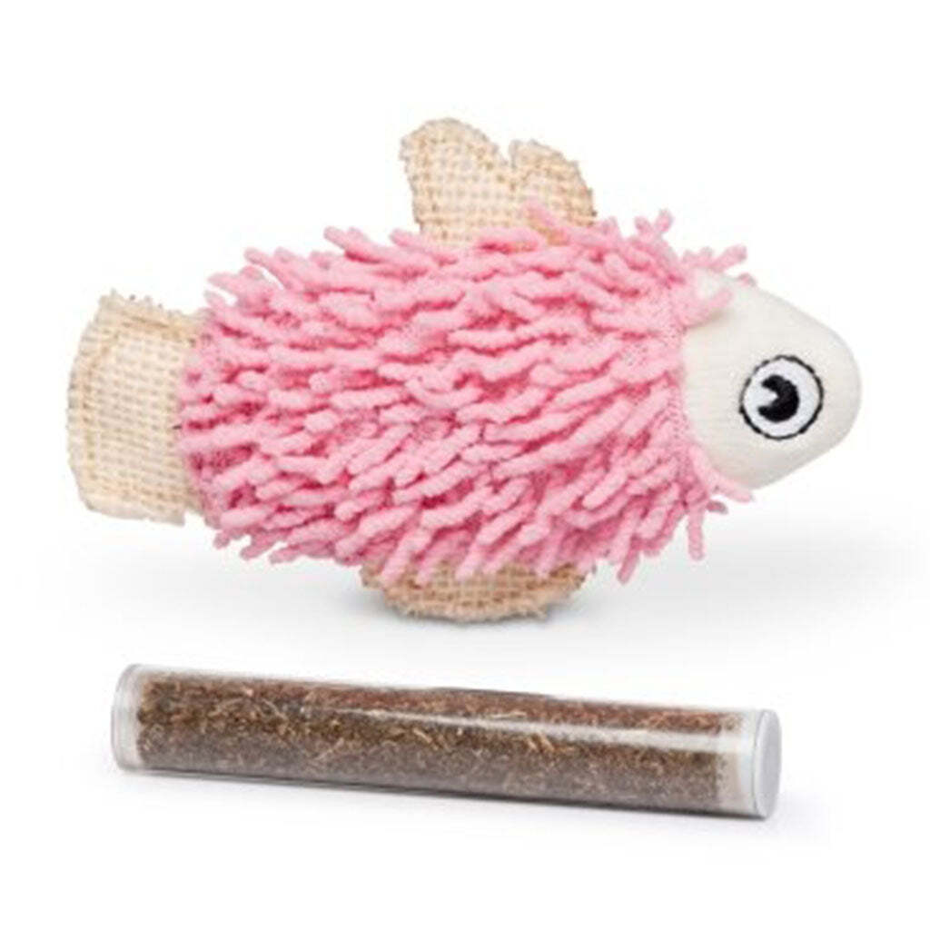 Bud'Z Cat Fish with Catnip - Pink