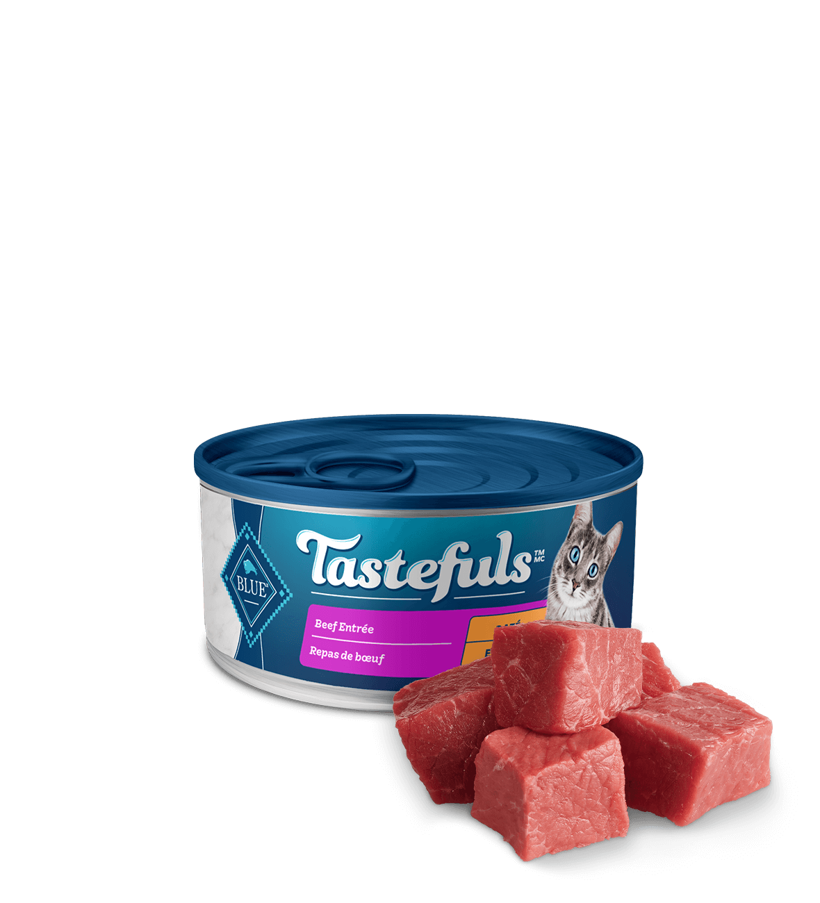 Blue Tastefuls for Cats - Beef Entree 5.5oz