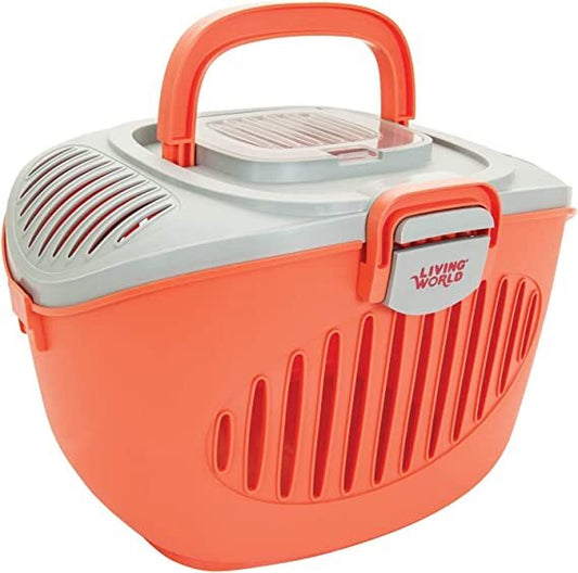 Living World Paws 2 Go Pet Carrier - Orange