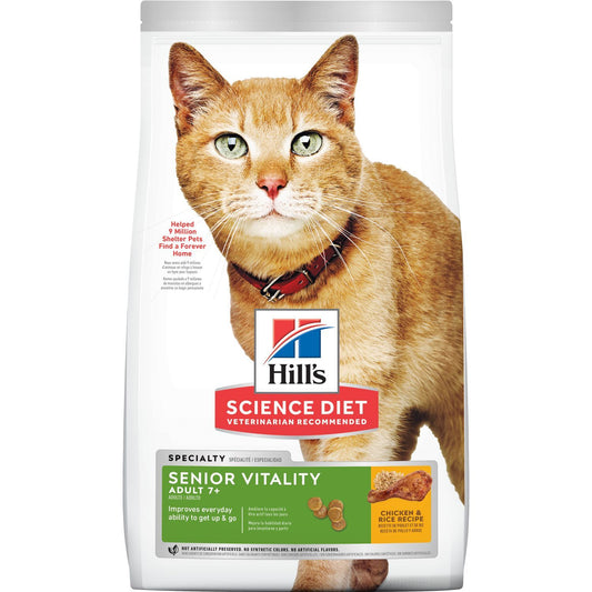 Hill's Science Diet Cat - Senior Vitality 7+ 3lb