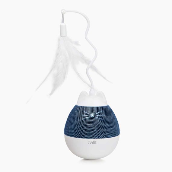 CATIT PIXI SPINNER WHITE & BLUE