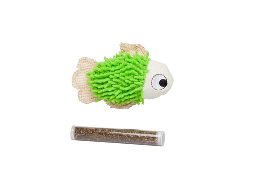 Bud'z Cat Toy - Green Fish