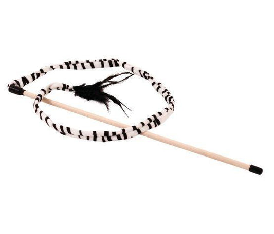 Bud'z Cat Toy - Zebra Stick 49"