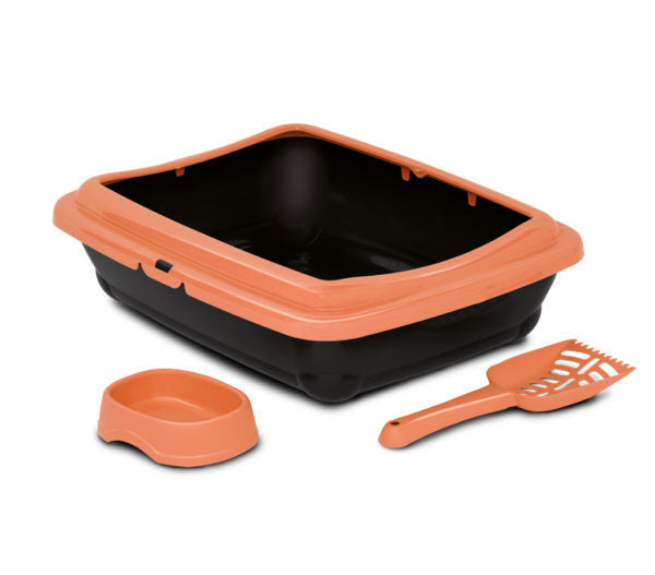 Bergamo Litter Pan Starter Kit - Melon