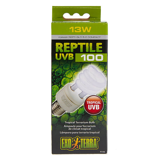 EXO-TERRA UVB 100 REPTILE BULB 13 WATT