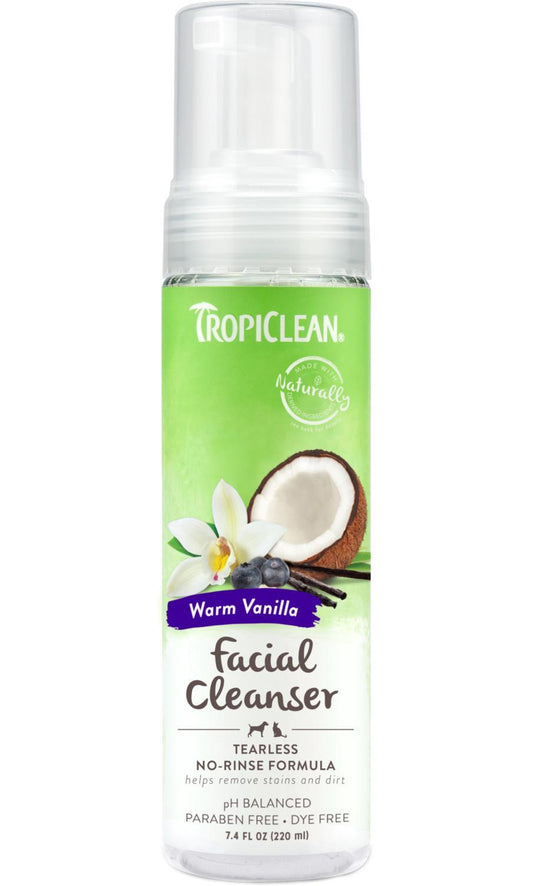 Tropiclean Waterless Facial Cleanser 7.4oz