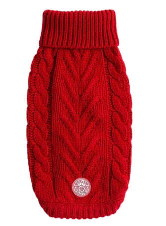 GF Pet Chalet Sweater - Red Medium