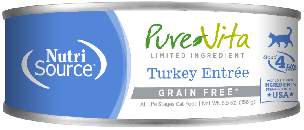 Nutrisource for Cats - PureVita Turkey 5.5oz