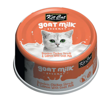 Kit Cat Goat Milk Gourmet - Chicken & Salmon 70g