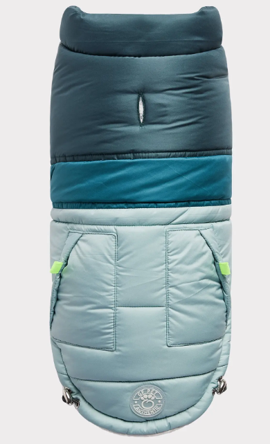 GF Pet Retro Puffer - Light Blue Small