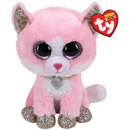 FIONA - Ty Beanie Boos - Cat Pink