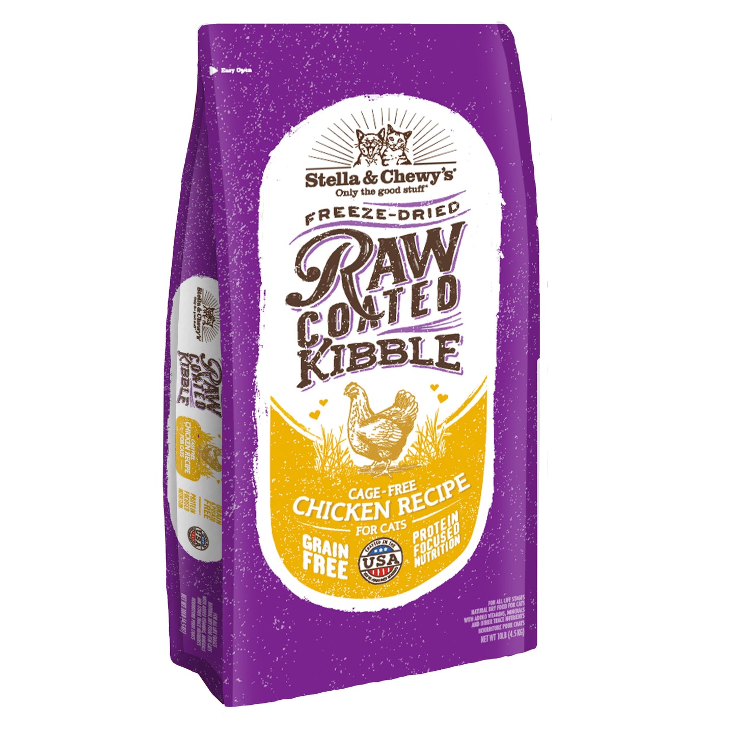 Stella & Chewy's Raw Coated for Cats - Chciken 10lb