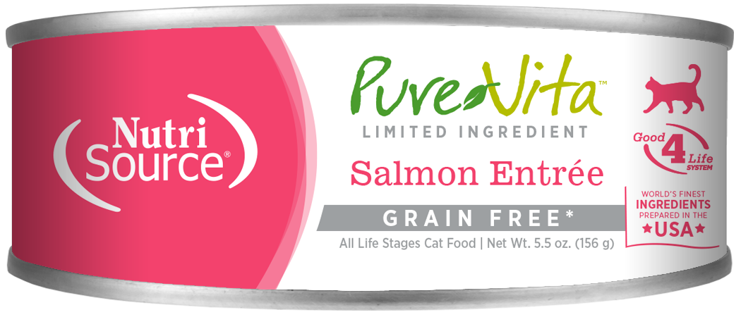 Nutrisource for Cats - PureVita Salmon 5.5oz