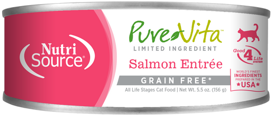 Nutrisource for Cats - PureVita Salmon 5.5oz