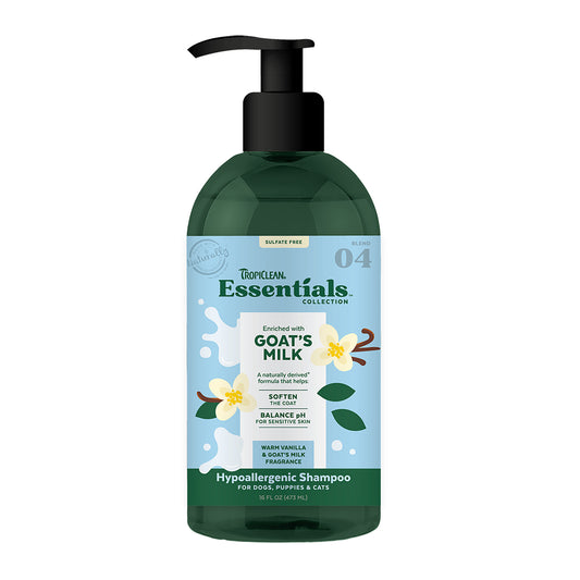 Tropiclean Essentials Goat's Milk Shampoo 473 ml