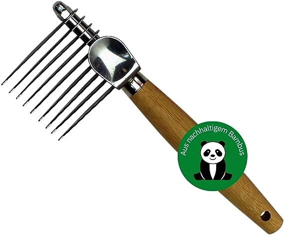 Bamboo Groom Dematting Rake - Large