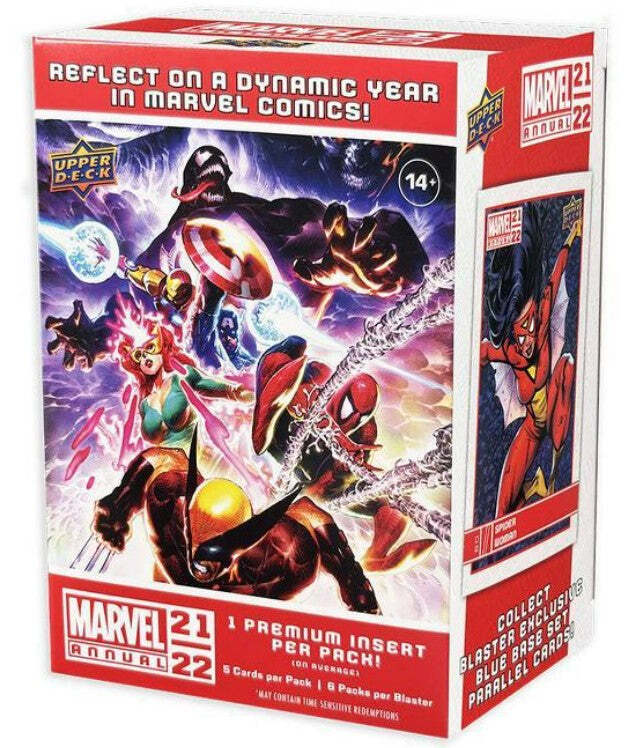 Marvel Annual Blaster Box 2021-22 Upper Deck Blaster Box