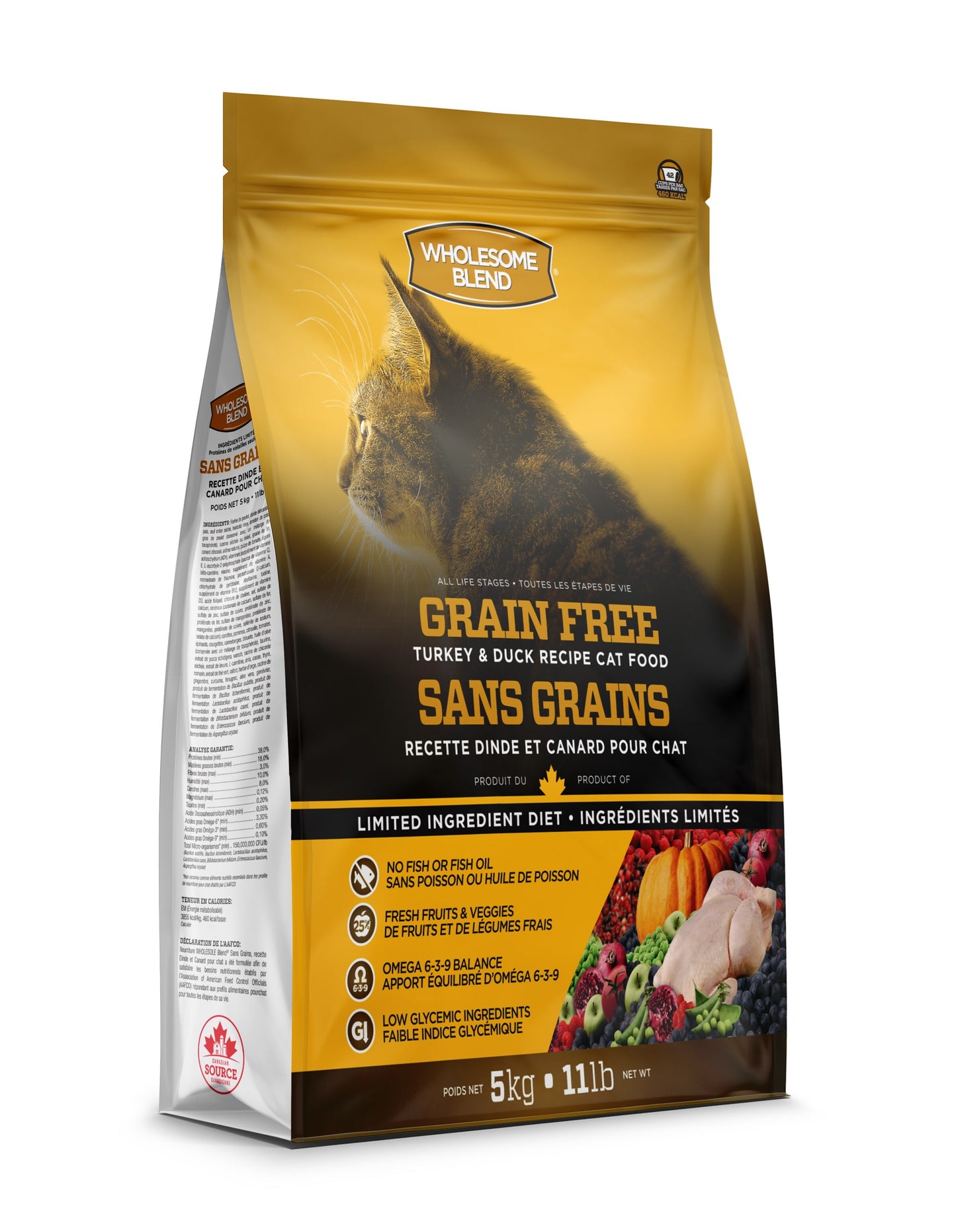 Wholesome Blend Grain-Free for Cats - Turkey & Duck 5kg