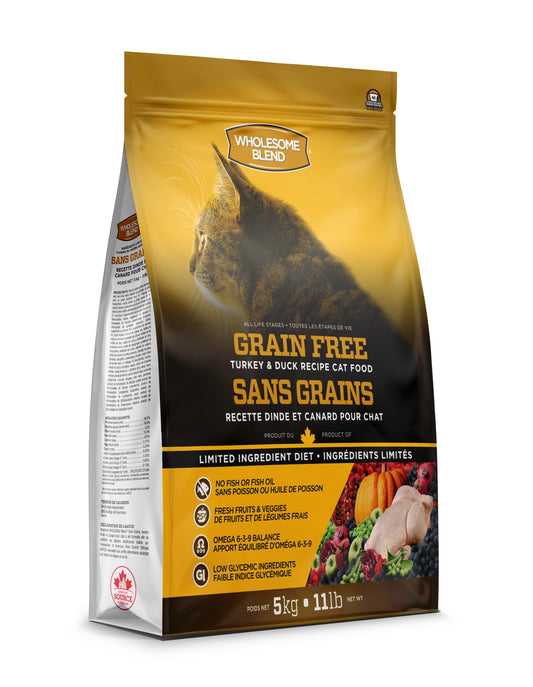 Wholesome Blend Grain-Free for Cats - Turkey & Duck 2.27kg