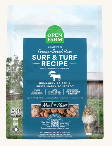 Open Farm Freeze-Dried for Cats - Surf & Turf 3.5oz