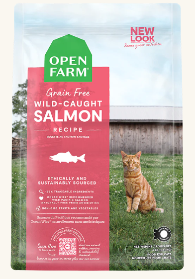 Open Farm Cat Food - Wild Caught Salmon 8lb