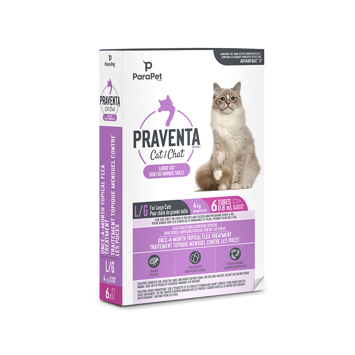 Praventa for Cats 4kg or Over - 3 doses